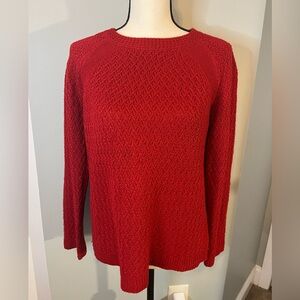 Jones New York Signature Petite Red Sweater - Women’s size PL